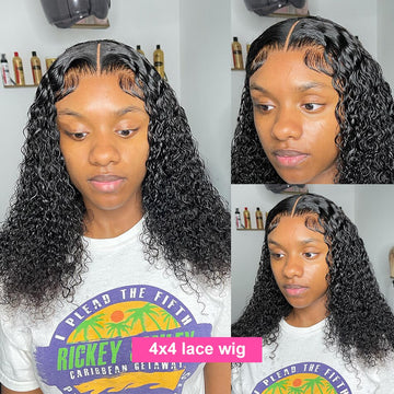 Brazilian Deep Wave Lace Front Bob Wig