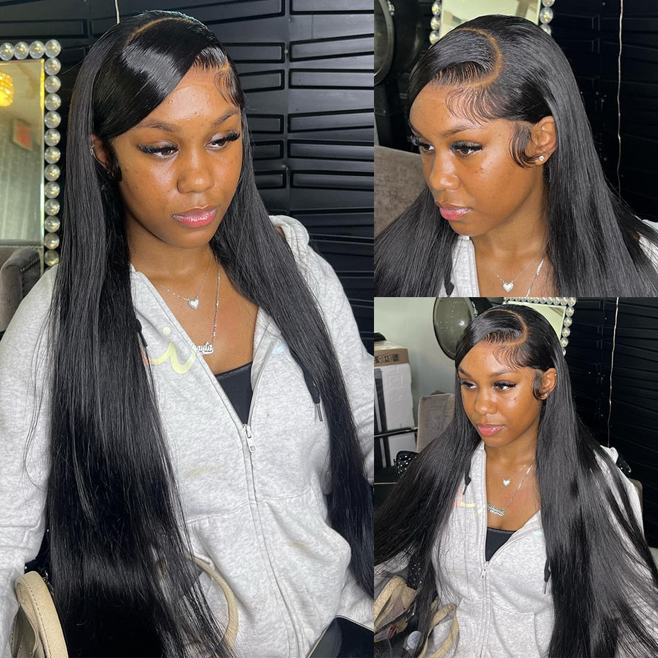 Straight Lace Front Human Hair Wig